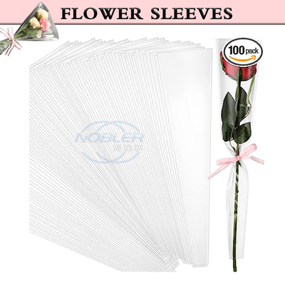 Il chiaro mazzo del fiore collega le borse con un manicotto del mazzo per singola Rose Wrapping Paper